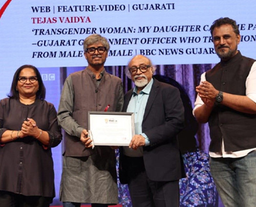 Laadli Media & Advertising Awards<br>For Gender Sensitivity 2025 - Winner<br>Tejas Vaidya, BBC News Gujarati